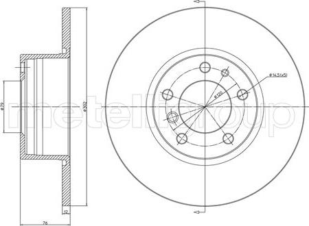 Metelli 23-0187 - Fren Diski parcadolu.com