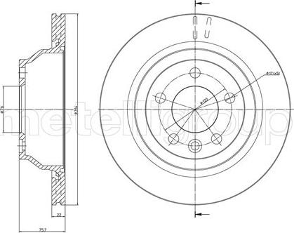 Metelli 23-0849C - Fren Diski parcadolu.com