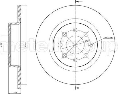 Metelli 23-0857C - Fren Diski parcadolu.com