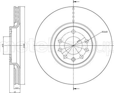 Metelli 23-0826C - Fren Diski parcadolu.com