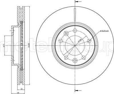 Metelli 23-0794C - Fren Diski parcadolu.com