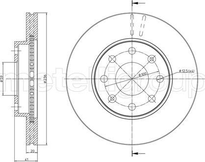 Metelli 23-0790C - Fren Diski parcadolu.com