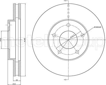 Metelli 23-0764C - Fren Diski parcadolu.com