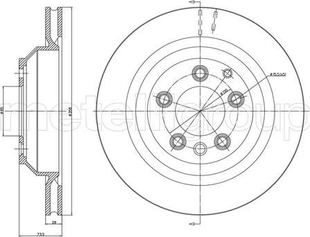 Metelli 23-1090C - Fren Diski parcadolu.com