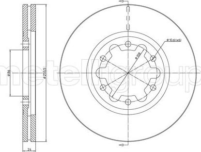 Metelli 23-1190 - Fren Diski parcadolu.com