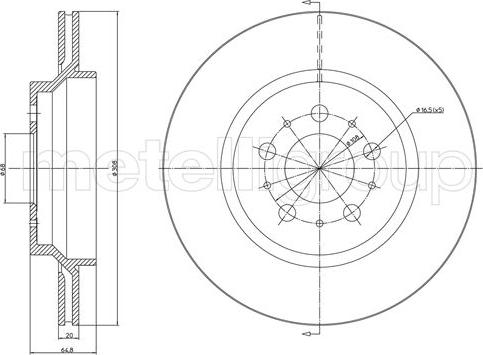 Metelli 23-1133C - Fren Diski parcadolu.com