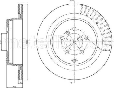 Metelli 23-1731C - Fren Diski parcadolu.com