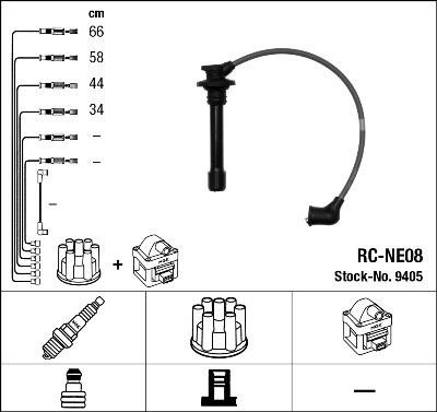 NGK 9405 - Buji Kablosu Seti parcadolu.com