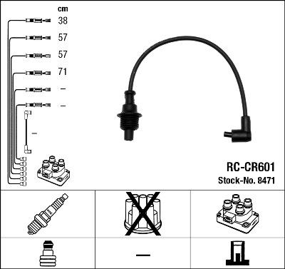 NGK 8471 - Buji Kablosu Seti parcadolu.com