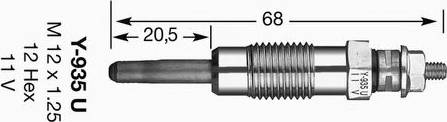 NGK 5915 - Kızdırma Bujisi parcadolu.com