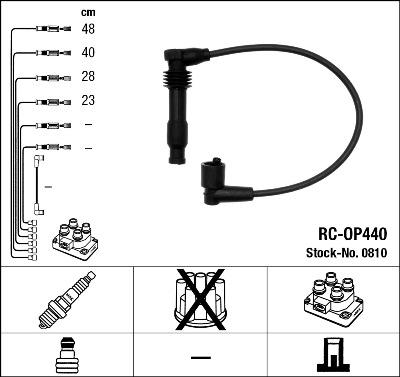 NGK 0810 - Buji Kablosu Seti parcadolu.com