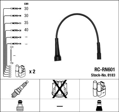 NGK 8183 - Buji Kablosu Seti parcadolu.com