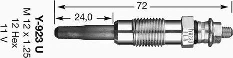 NGK 3380 - Kızdırma Bujisi parcadolu.com