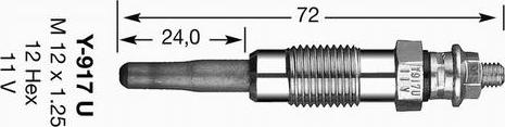 NGK 3219 - Kızdırma Bujisi parcadolu.com