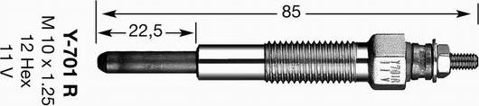 NGK 7464 - Kızdırma Bujisi parcadolu.com