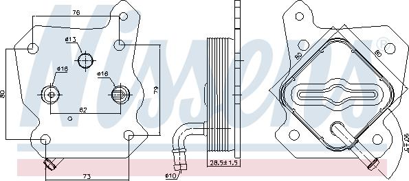 Nissens 90790 - Motor Yağ Soğutucu parcadolu.com