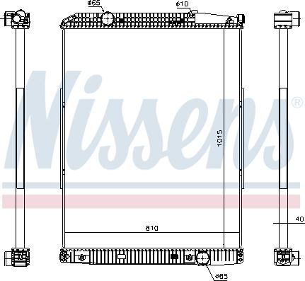 Nissens 627910 - Motor Su Radyatörü parcadolu.com