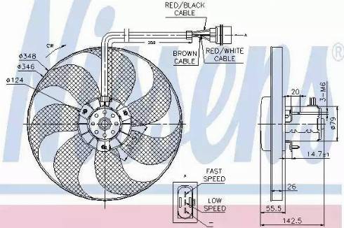 Nissens 85686 - Fan Motoru, Motor Soğutması parcadolu.com