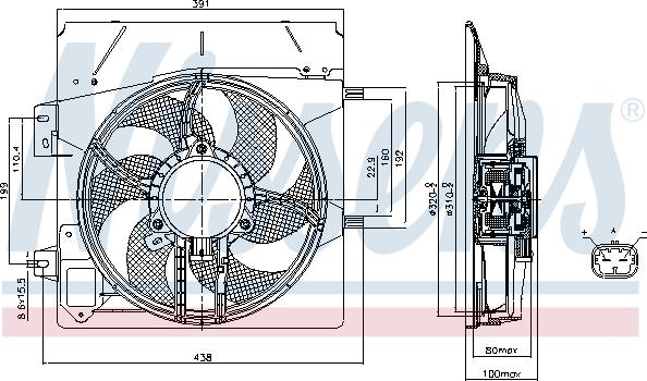 Nissens 85670 - Fan Motoru, Motor Soğutması parcadolu.com