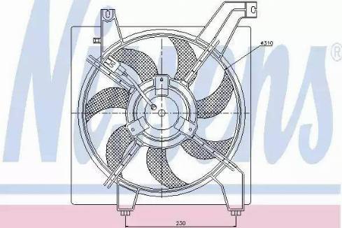 Nissens 85368 - Fan Motoru, Motor Soğutması parcadolu.com