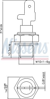 Nissens 207058 - Hararet / Isı Müşürü parcadolu.com