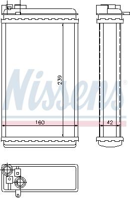 Nissens 726461 - Kalorifer Radyatörü parcadolu.com