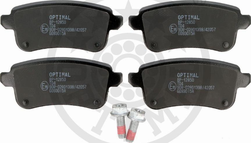 Optimal BP-12850 - Fren Balata Seti, Diskli Fren parcadolu.com