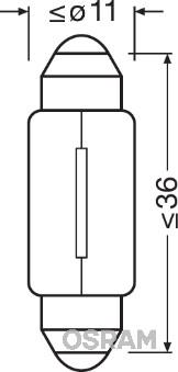 Osram 6461 - Ampul, iç mekan aydınlatması parcadolu.com