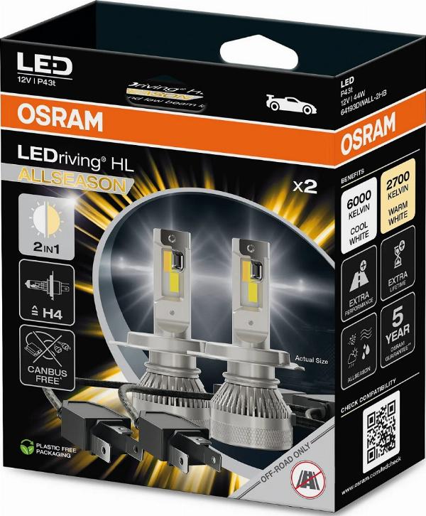 OSRAM 64193DWALL-2HB - Ampul, Uzun Huzme Far parcadolu.com