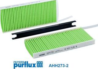 Purflux AHH273-2 - Filtre, kabin havası parcadolu.com