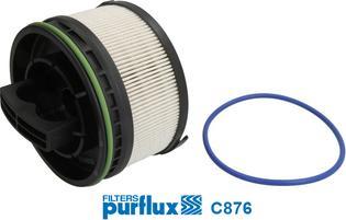 Purflux C876 - Yakıt Filtresi parcadolu.com