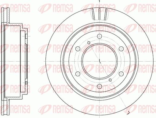 Remsa 6955.10 - Fren Diski parcadolu.com