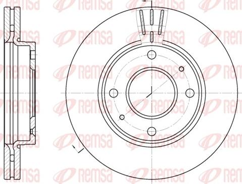 Remsa 6987.10 - Fren Diski parcadolu.com