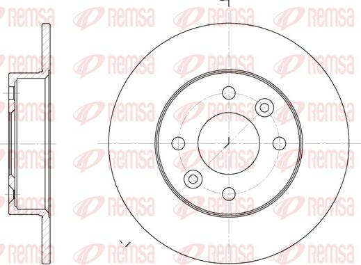 Remsa 6066.00 - Fren Diski parcadolu.com