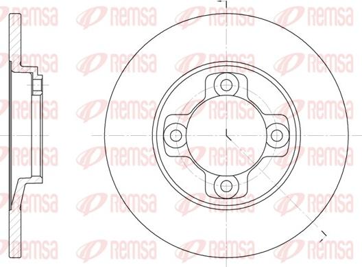 Remsa 6031.00 - Fren Diski parcadolu.com