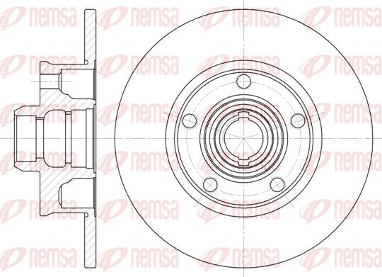 Remsa 6025.00 - Fren Diski parcadolu.com