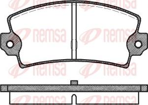 Remsa 0021.40 - Fren Balata Seti, Diskli Fren parcadolu.com