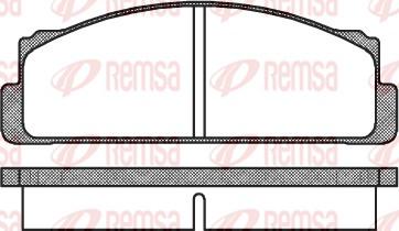 Remsa 0022.00 - Fren Balata Seti, Diskli Fren parcadolu.com