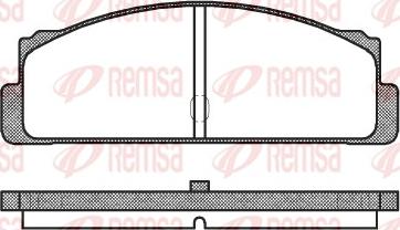 Remsa 0022.10 - Fren Balata Seti, Diskli Fren parcadolu.com