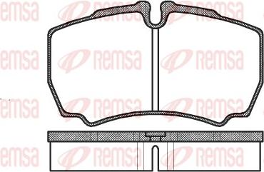 Remsa 0849.00 - Fren Balata Seti, Diskli Fren parcadolu.com