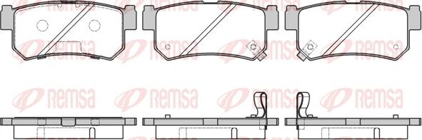 Remsa 0746.42 - Fren Balata Seti, Diskli Fren parcadolu.com