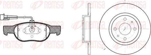 Remsa 8588.00 - Fren takımı, diskli fren parcadolu.com