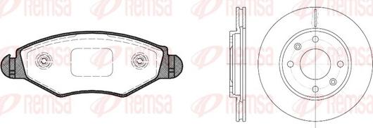 Remsa 8643.03 - Fren takımı, diskli fren parcadolu.com