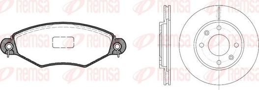 Remsa 8643.07 - Fren takımı, diskli fren parcadolu.com