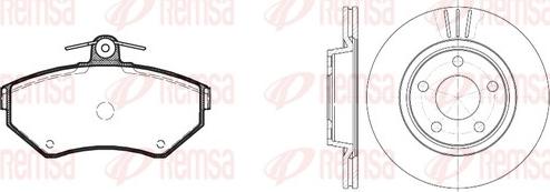 Remsa 8631.02 - Fren takımı, diskli fren parcadolu.com