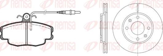 Remsa 8141.03 - Fren takımı, diskli fren parcadolu.com