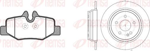 Remsa 81110.00 - Fren takımı, diskli fren parcadolu.com