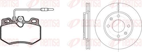 Remsa 8170.03 - Fren takımı, diskli fren parcadolu.com