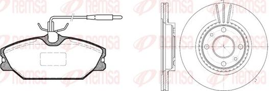 Remsa 8208.00 - Fren takımı, diskli fren parcadolu.com