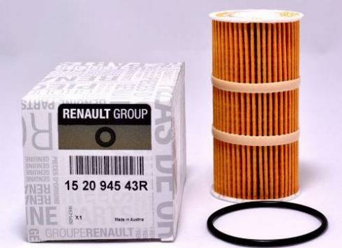 RENAULT 15 209 45 43R - Yağ filtresi parcadolu.com